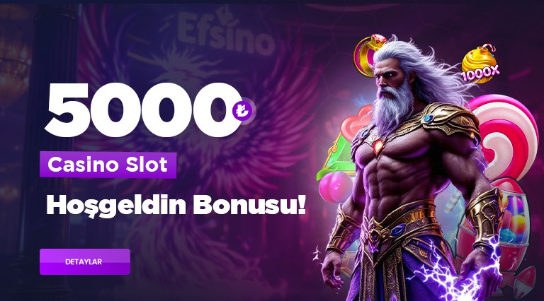 5000 TL Casino Slot Hoşgeldin Bonusu